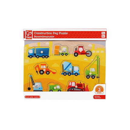 Construction peg puzzle