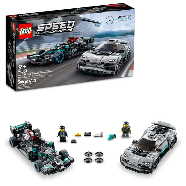 LEGO SPEED CHAMPIONS MERCEDES-AMG F1 W12 E PERFORMANCE Y MERCEDES-AMG PROJECT ONE