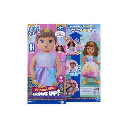 BABY ALIVE PRINCESS ELLIE GROWS UP! - CASTAÑA