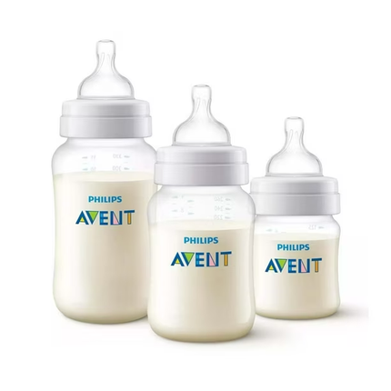 NUEVO! Set mamadera anti-colic 125 ML+260ML+330 ML