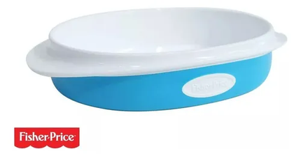 Plato grande azul
