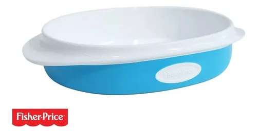 Plato grande azul