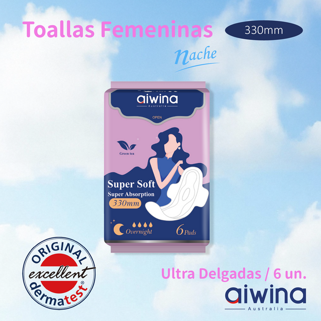 Toalla higienica Aiwina nocturna  6 unidades