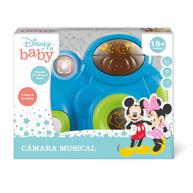 CAMARA MUSICAL C/LUZ DISNEY BABY