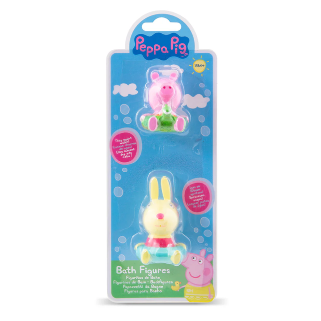 FIGURAS BAÑO PEPPA PIG BLISTER 2 UNIDADES