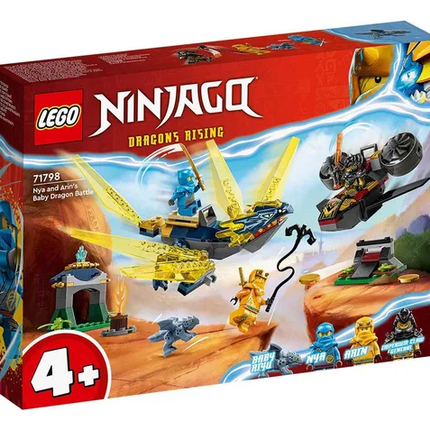 LEGO NINJAGO BATALLA POR EL DRAGÓN BEBÉ DE NYA Y ARIN