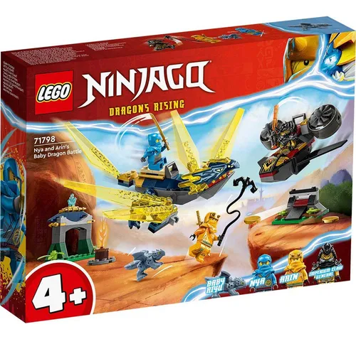 LEGO NINJAGO BATALLA POR EL DRAGÓN BEBÉ DE NYA Y ARIN