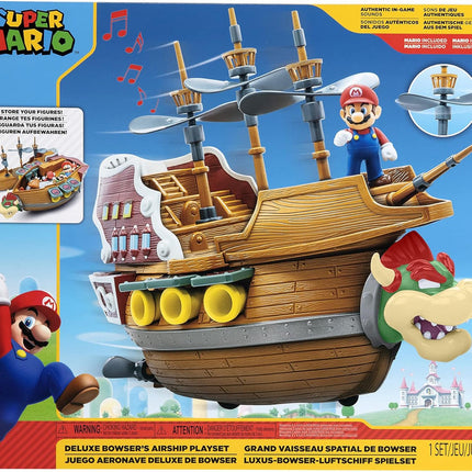 NINTE 2.5 PLAYSET SUPER MARIO BOWSER BARCO DELUXE Y SONIDO