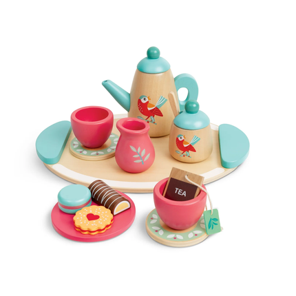 Set de Te de Madera