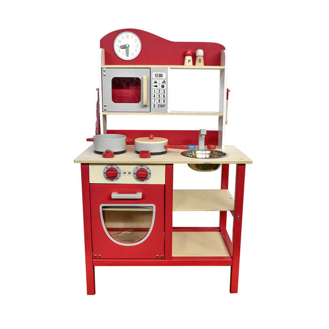 Cocina De Mandera Roja + Accesorios