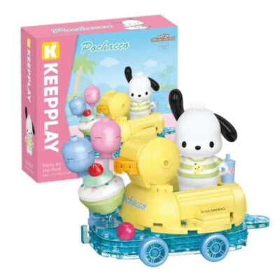 Pochacco: fiesta en la piscina Bloques de Construcción 120 pcs