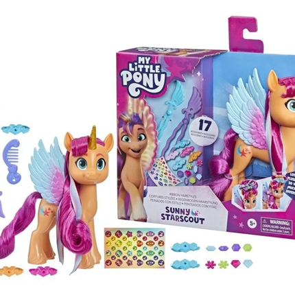 MY LITTLE PONY SUNNY, PEINADOS CON ESTILO