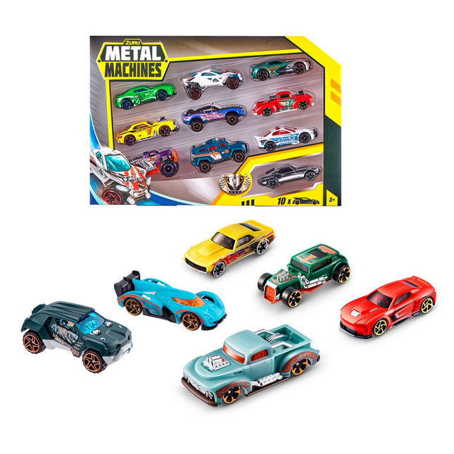 PACK 10 AUTOS METAL MACHINES