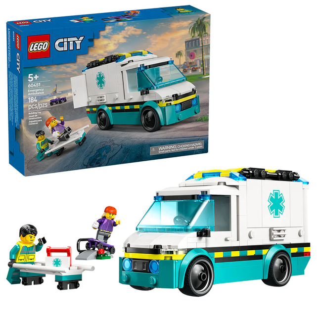 LEGO CITY AMBULANCIA DE EMERGENCIAS