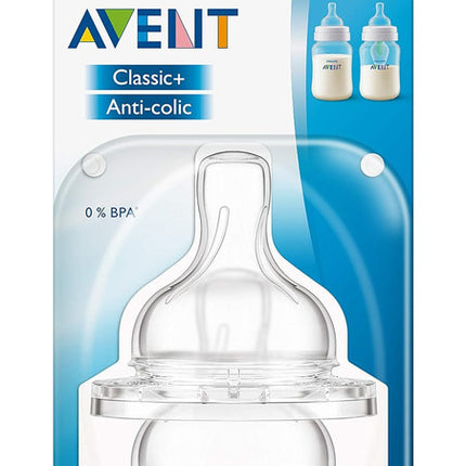 Tetina Anti-colic Flujo rápido 2UN