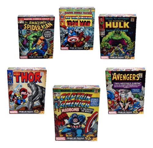 PUZZLE 3D DE 300 PIEZAS MARVEL COMICS VINTAGE - VENOM