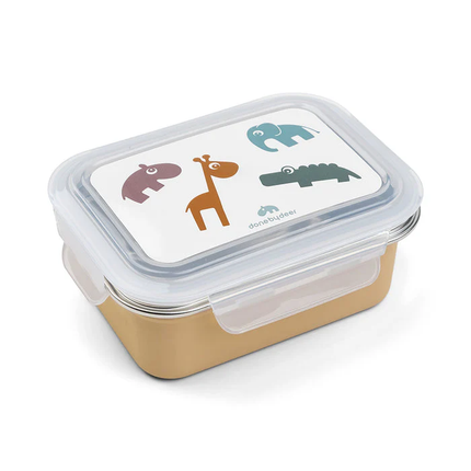 Caja para almuerzo Croco mostaza