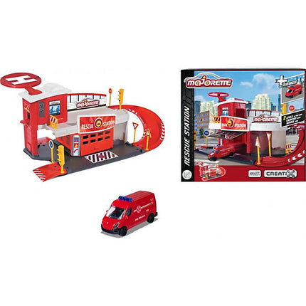 CREATIX RESCUE STATION + 1 VEHICLE