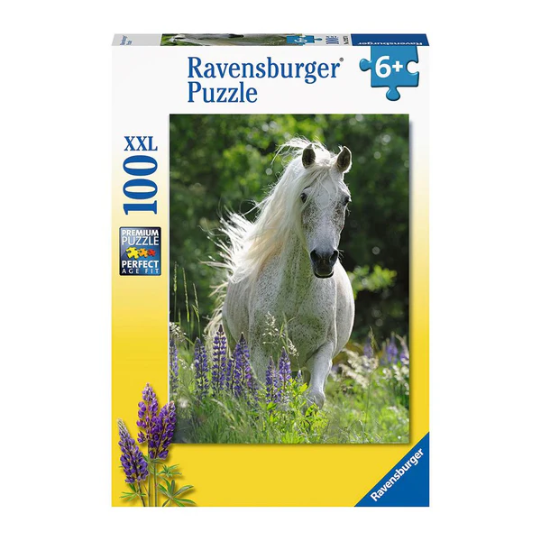 Puzzle XXL Corsel blanco - 100 piezas