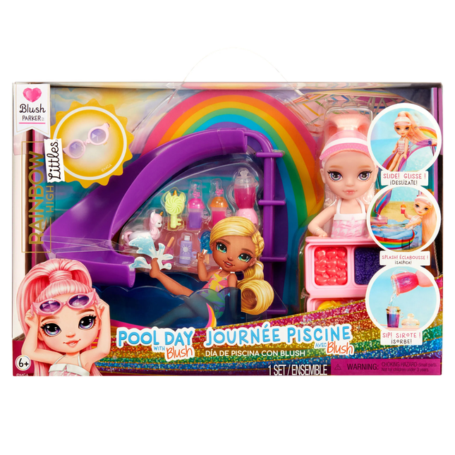 RAINBOW HIGH LITTLE POOL DAY WITH BLUSH PLAYSET