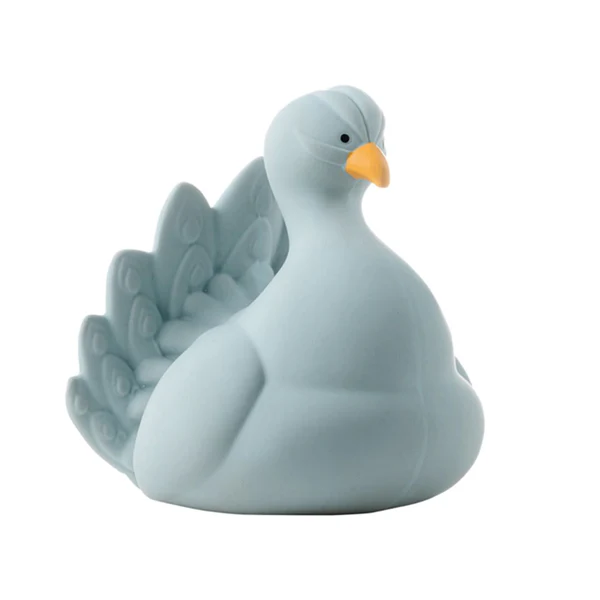 Juguete de ba–o pavo celeste