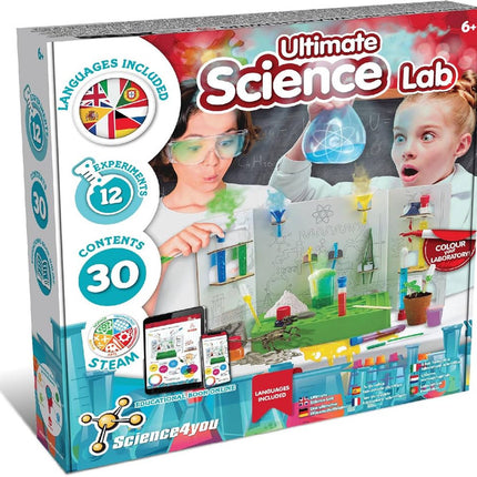 Set de quimica. 12 experimentos. Caja de 37*30*6