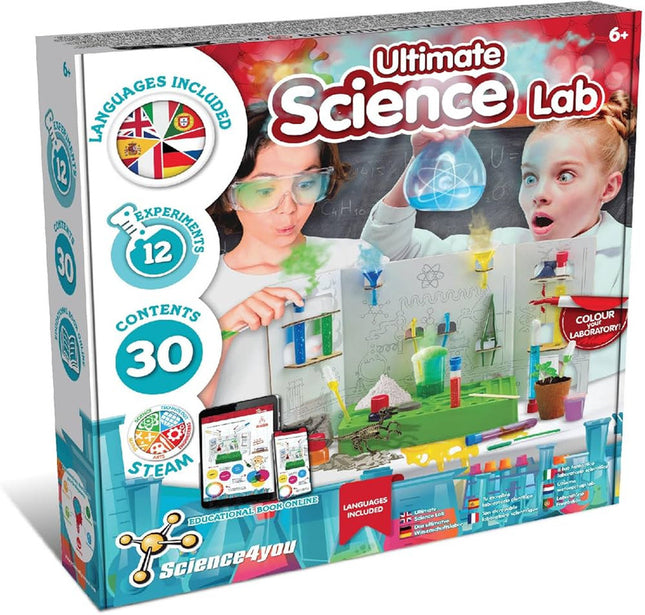 Set de quimica. 12 experimentos. Caja de 37*30*6