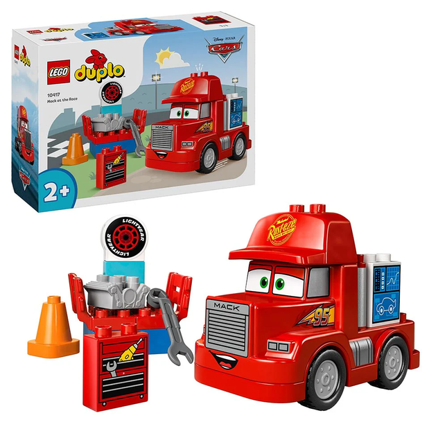 LEGO DUPLO MACK EN LAS CARRERAS