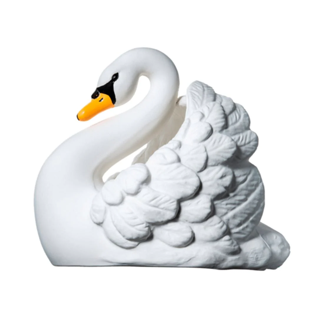 Juguete de ba–o cisne blanco