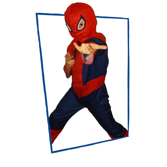 DISFRAZ BASICO 6 -7 AÑOS SPIDERMAN MARVEL