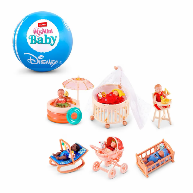 BOLA 5 SORPRESAS SERIE MY MINI BABYS DISNEY DE ZURU - 77793