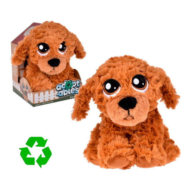 PERRO PELUCHE MATERIAL RECICLADO RESOFTABLES
