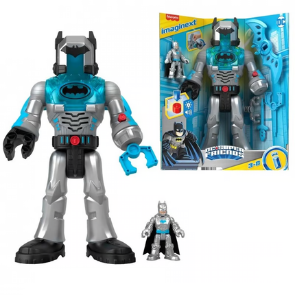 Imaginext Figura de Accion Batman Insider & Exo Traje Gris
