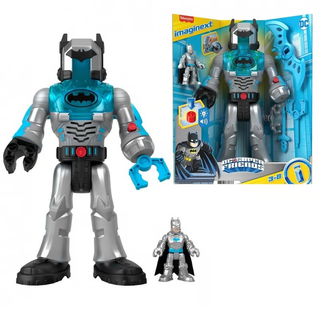 Imaginext Figura de Accion Batman Insider & Exo Traje Gris