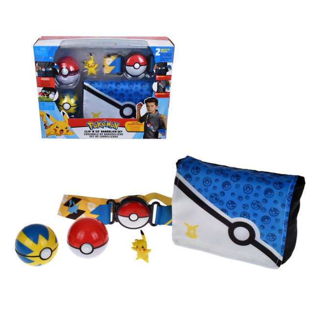 POKÉMON FIG+BOLSO+POKEBOLA+CINTURON