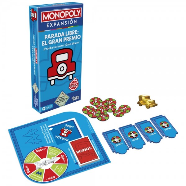 MONOPOLY EXPANSIÓN PARADA LIBRE: EL GRAN PREMIO