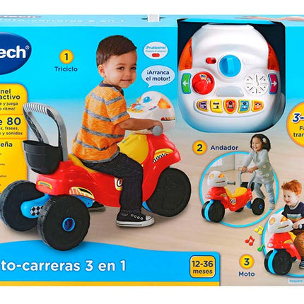 VTECH MOTO CARRERAS 3 EN 1