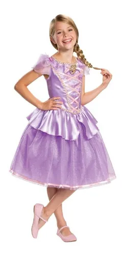 DISFRAZ PARA NINA RAPUNZEL  4 -6 ANOS