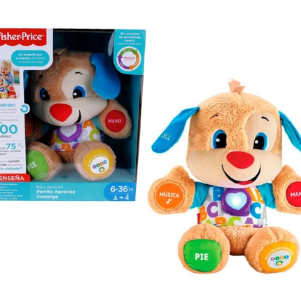 Fisher-Price Juguete para Bebes Perrito Aprende Conmigo