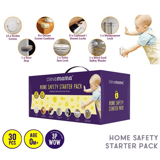 PACK DE SEGURIDAD 30 PcHome Safety Starter Pack - (Euro Plug)