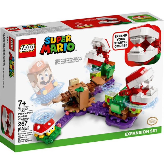 LEGO  SUPER MARIO SET DE EXPANSIÓN: DESAFÍO DESCONCERTANTE DE LAS PLANTAS PIRAÑAS