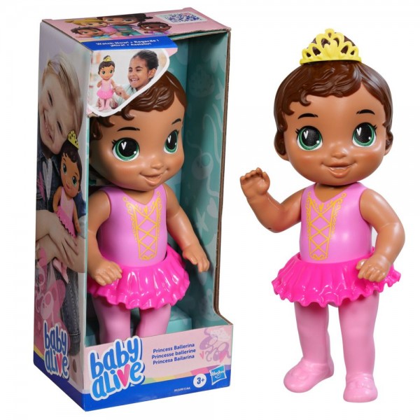 BABY ALIVE PRINCESA BAILARINA - CABELLO CASTAÑO
