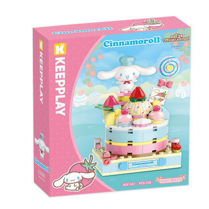 Playset Pastelería de Fresas de Cinnamoroll Bloques de Construcción 126 pcs