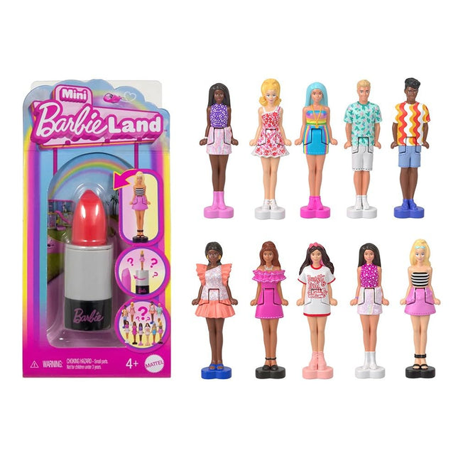 LAT BRB  MINI BARBIELAND CORE DOLLS SERIES 2 + 3 ASST