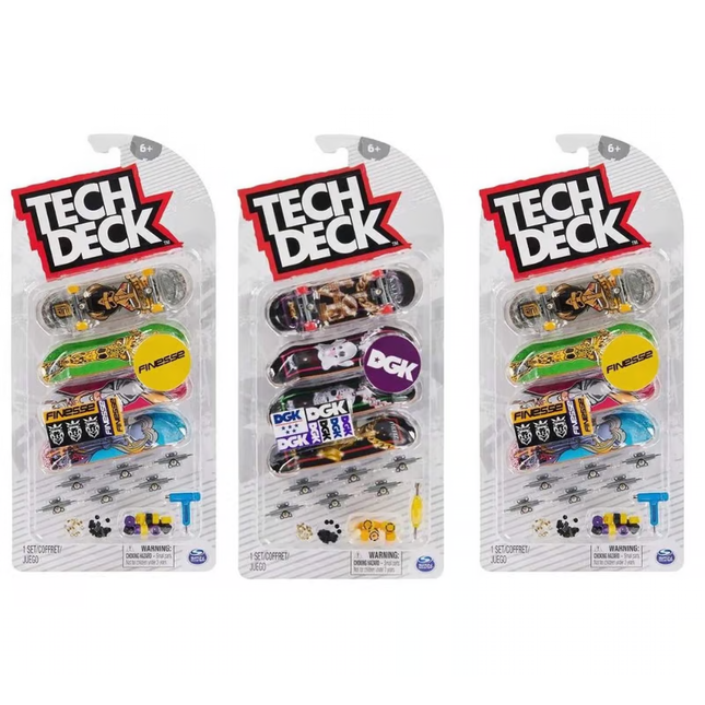 TECH DECK PACK DE 4