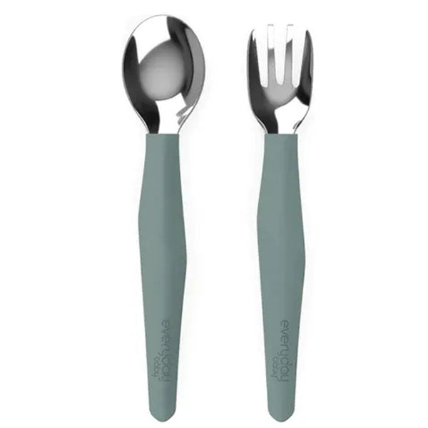 Pack De 2 Cubiertos Metálicos Harmony Green