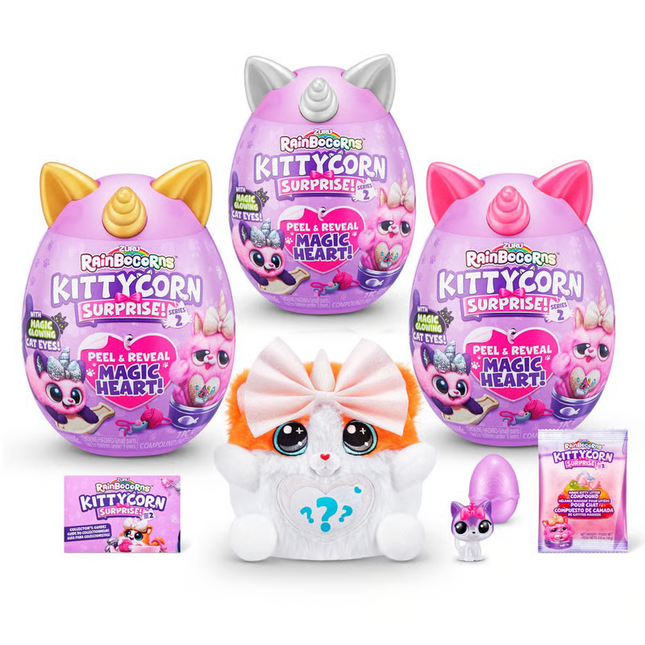 HUEVO SORPRESA KITTYCORN RAINBOCORNS DE ZURU MODELOS SURTIDOS