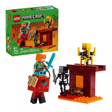 LEGO MINECRAFT LA BATALLA DE LAVA DEL INFRAMUNDO