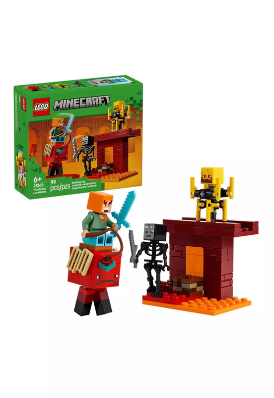 LEGO MINECRAFT LA BATALLA DE LAVA DEL INFRAMUNDO
