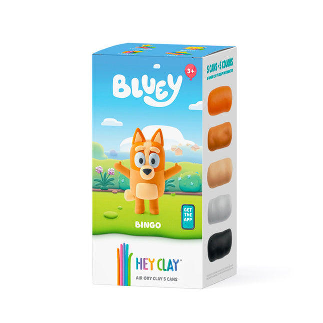 HEY CLAY PLASTICINA BINGO 5 COLORES